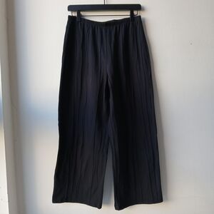 Habitat Wide Leg Crop Textured Pants Women's Small